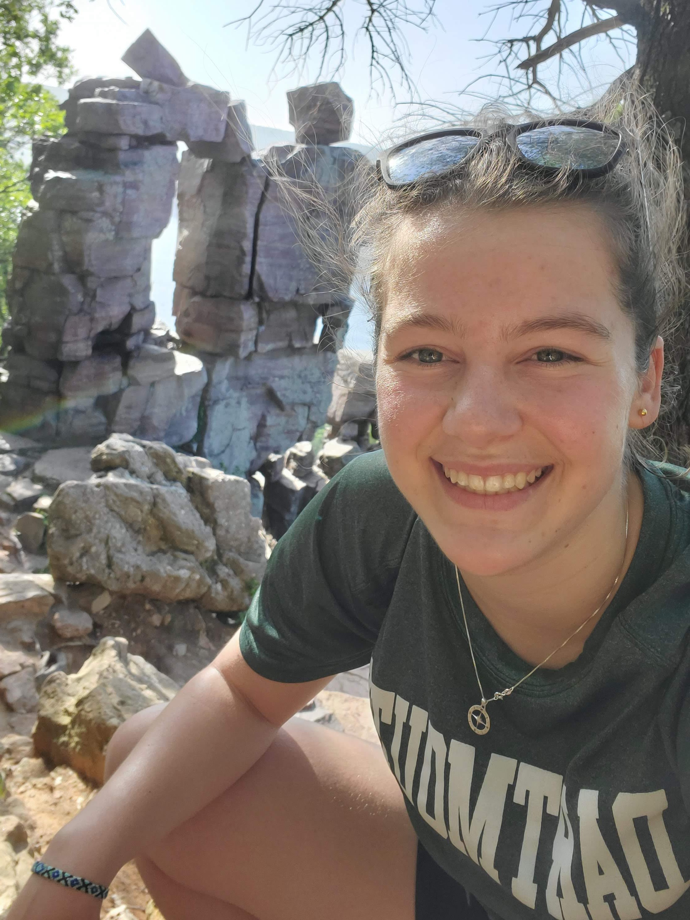 Picture of me at Devil's Lake State Park, WI